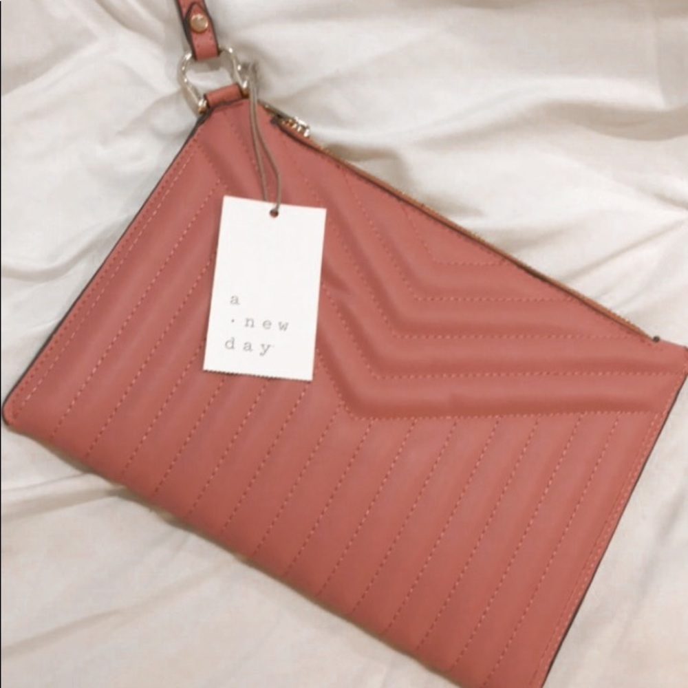 a new day blush pink wallet (10x7)